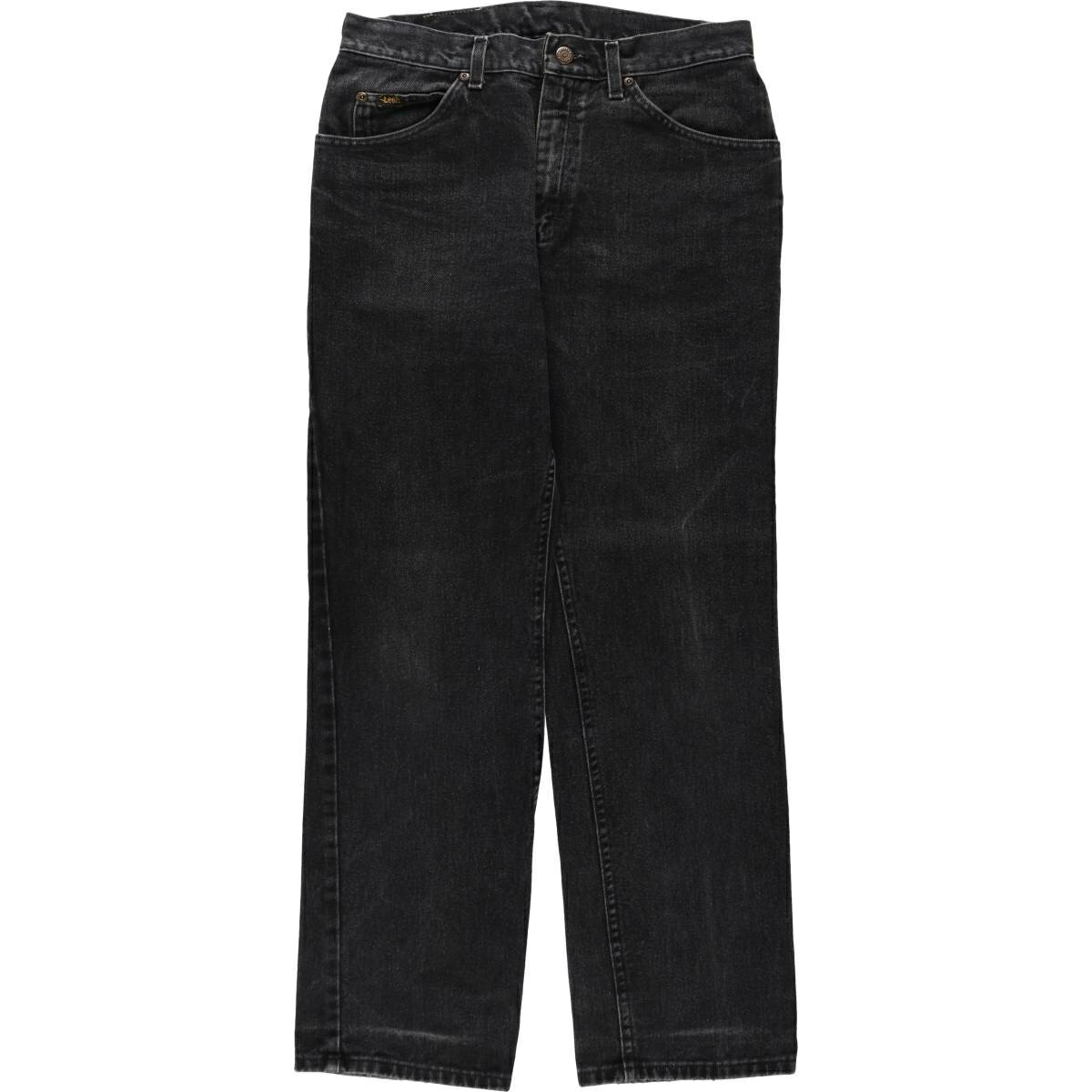 古着 90'S リー Lee ブラックデニム ストレートデニムパンツ メンズw33相当 /eaa569504 【中古】 【260404】