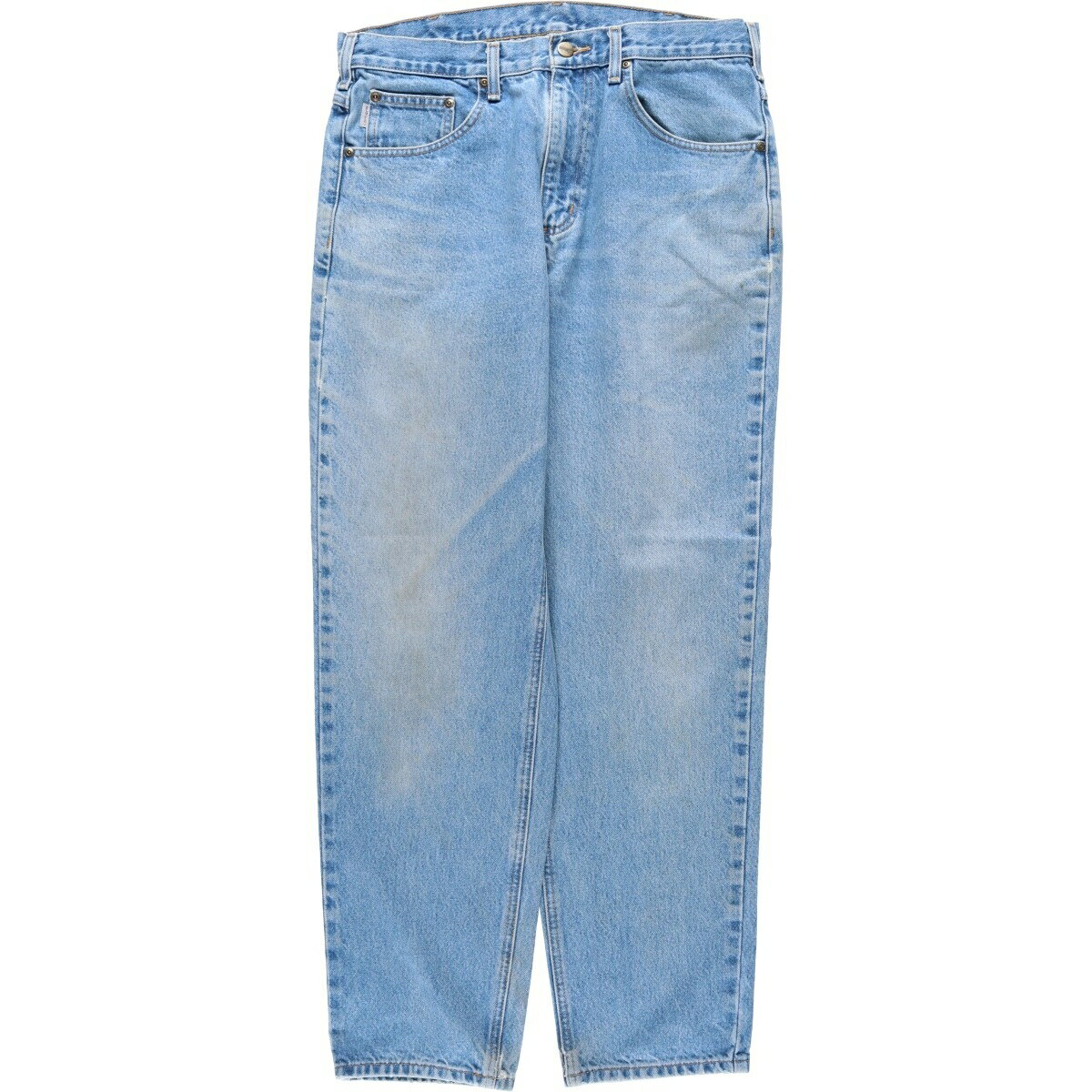 古着 カーハート Carhartt RELAXED FIT テーパードデニムパンツ メンズw35相当 /eaa569551 【中古】 【260405】 ブルー系 春夏秋冬