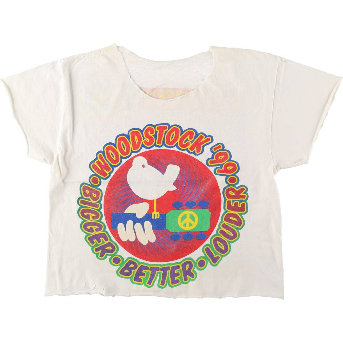 古着 Woodstock 99 ウッドストック 1999 カットオフ バンドTシャツ バンT メンズM相当 /eaa569566 【中古】 【260403】