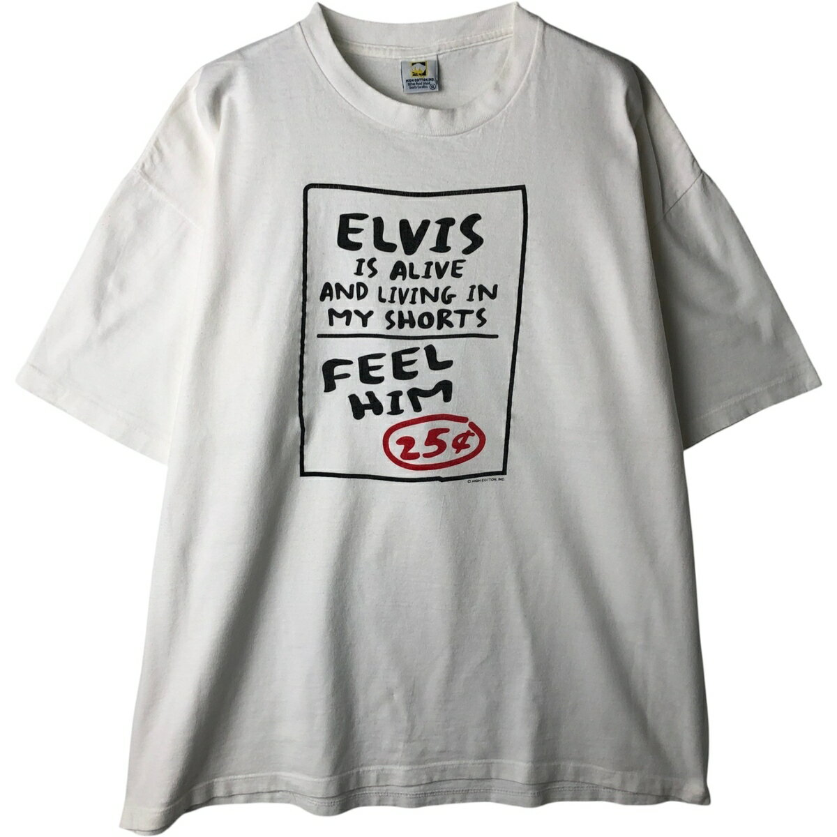 乐天商城 - 古着 ELVIS PRESLEY エルヴィスプレスリー バンドTシャツ バンT USA製 メンズXL相当 /eaa569609 【中古】 【260404】