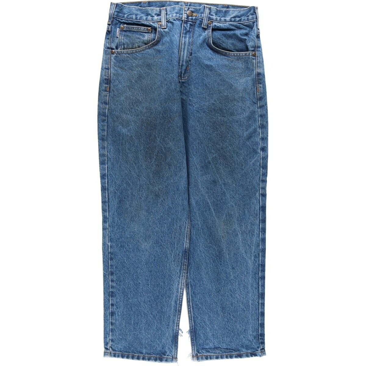 古着 カーハート Carhartt RELAXED FIT テーパードデニムパンツ メンズw33相当 /eaa569622 【中古】 【260405】 ブルー系 春夏秋冬