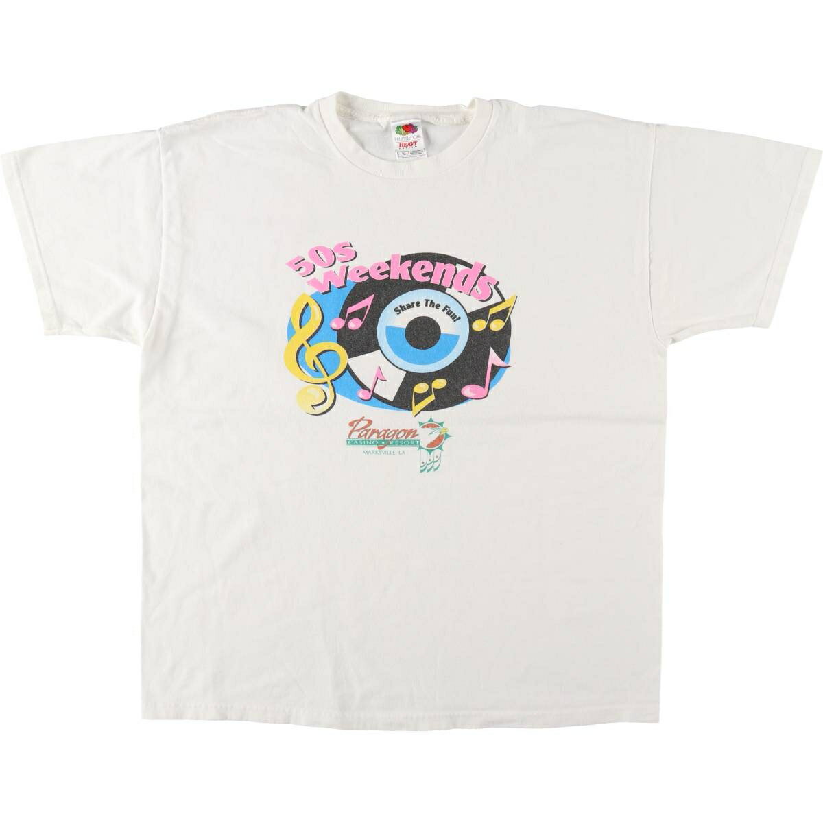 古着 90'S フルーツオブザルーム FRUIT OF THE LOOM 50's Weekends バンドTシャツ バンT メンズXL相当 ヴィンテージ /eaa569727 【中古】 【260330】