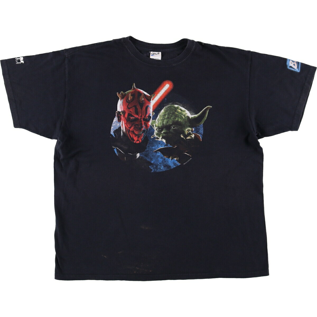 古着 アンビル anvil STAR WARS スターウォーズ 映画 ムービーTシャツ メンズXL相当 /eaa570005 【中古】 【250803】 ブラック系 春夏秋