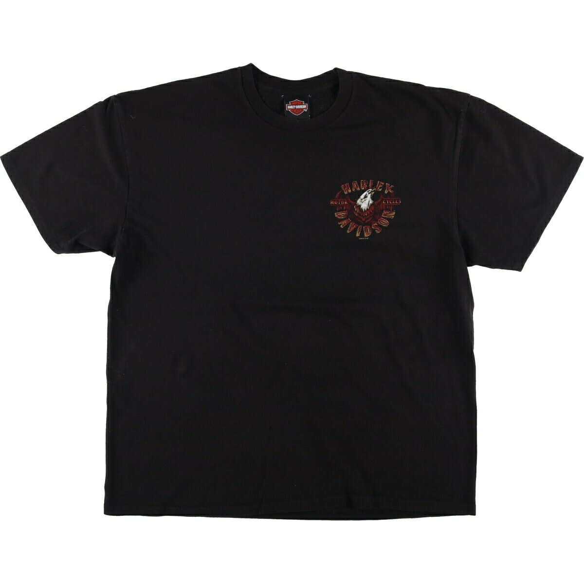 古着 ハーレーダビッドソン Harley-Davidson 鷲柄 イーグル柄 モーターサイクル バイクTシャツ メンズXL相当 /eaa570035 【中古】 【250803】