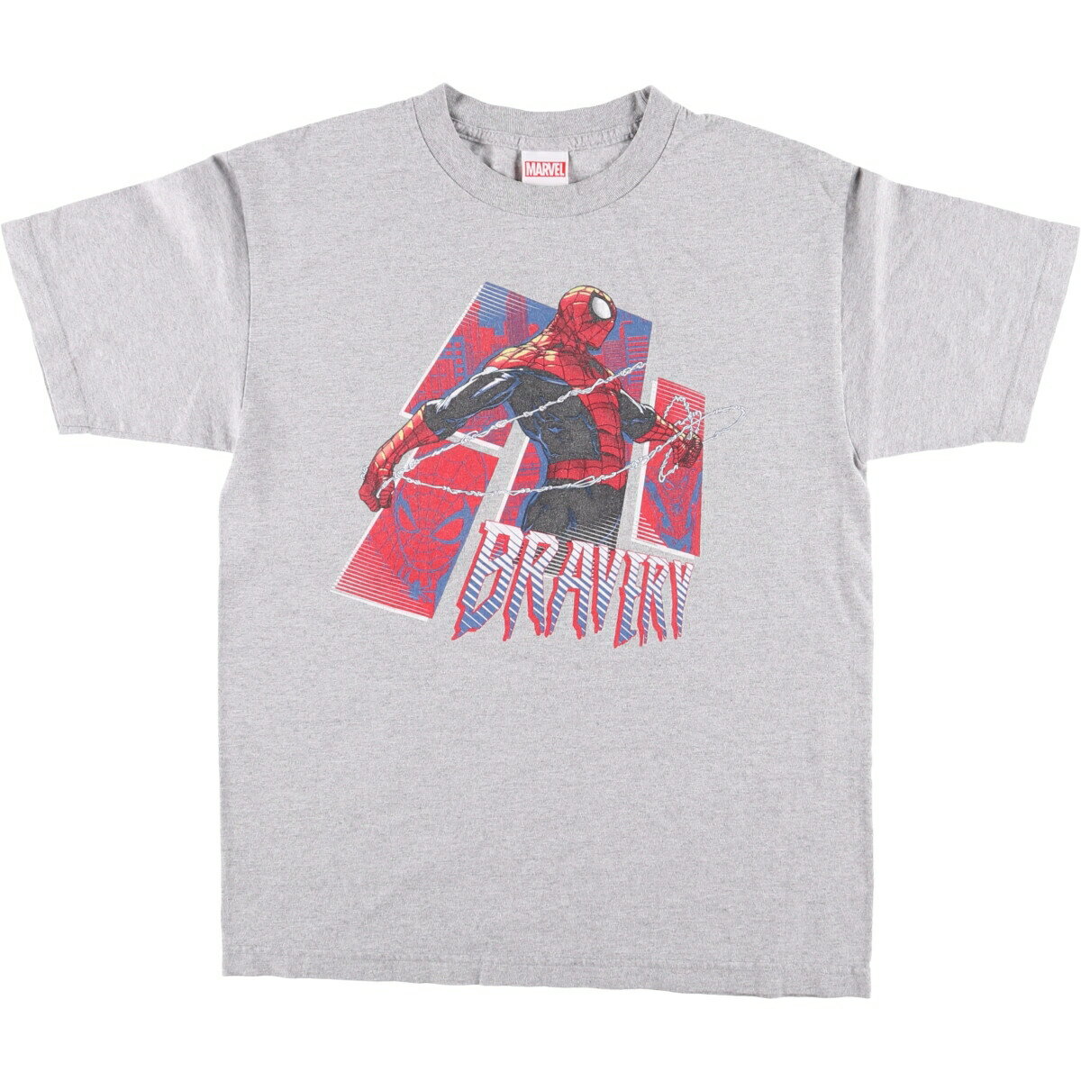 古着 マーベル MARVEL SPIDER MAN スパイダーマン キャラクタープリントTシャツ メンズM相当 /eaa570076 【中古】 【250729】