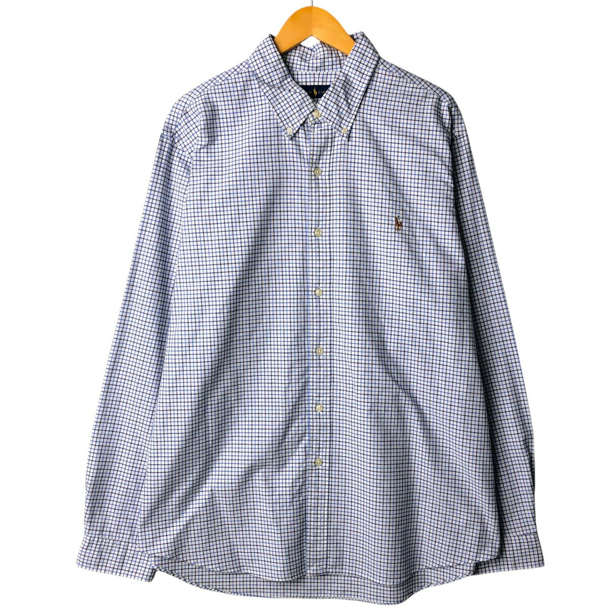 古着 ラルフローレン Ralph Lauren 長袖 ボタンダウンチェックシャツ メンズXXL相当 /eaa570114 【中古】 【250731】