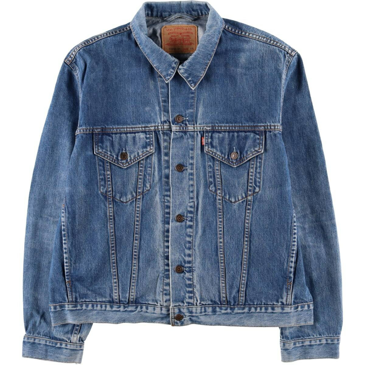 古着 90'S リーバイス Levi's 70550-04 ユーロモデル デニムジャケット Gジャン メンズXXL相当 ヴィンテージ /eaa570583 【中古】 【250727】 【ss2601_10】
