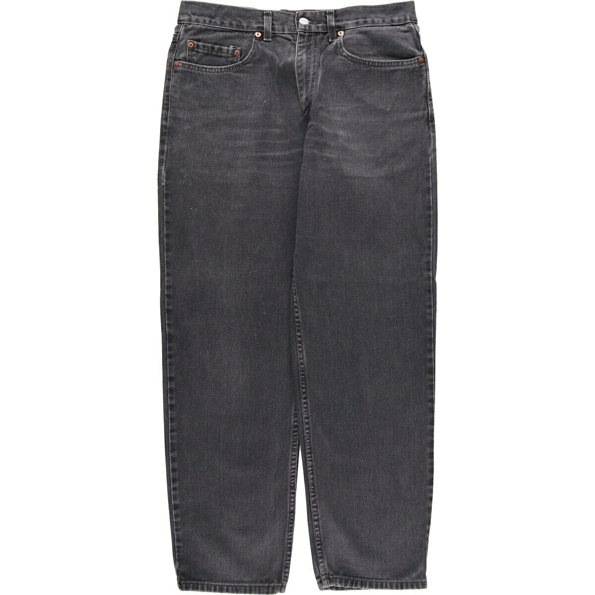古着 00'S リーバイス Levi's 550 RELAXED FIT ブラックデニム テーパードデニムパンツ メンズw33相当 /eaa571203 【中古】 【250801】 【SS2603_30】 ブラック系 春夏秋冬