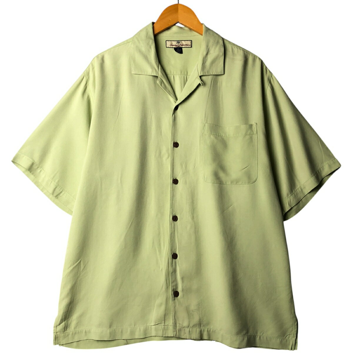 古着 90'S トミーバハマ TOMMY BAHAMA 半袖 オープンカラー シルクシャツ ボックスシャツ メンズM相当 ヴィンテージ /eaa571353 【中古】 【250731】 【ADEL/アデル】