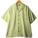 古着 90'S トミーバハマ TOMMY BAHAMA 半袖 オープンカラー シルクシャツ ボックスシャツ メンズM相当 ヴィンテージ /eaa571353 【...