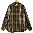 古着 エディーバウアー Eddie Bauer 長袖 ボタンダウンチェックシャツ メンズXL相当 /eaa571381 【中古】 【250810】