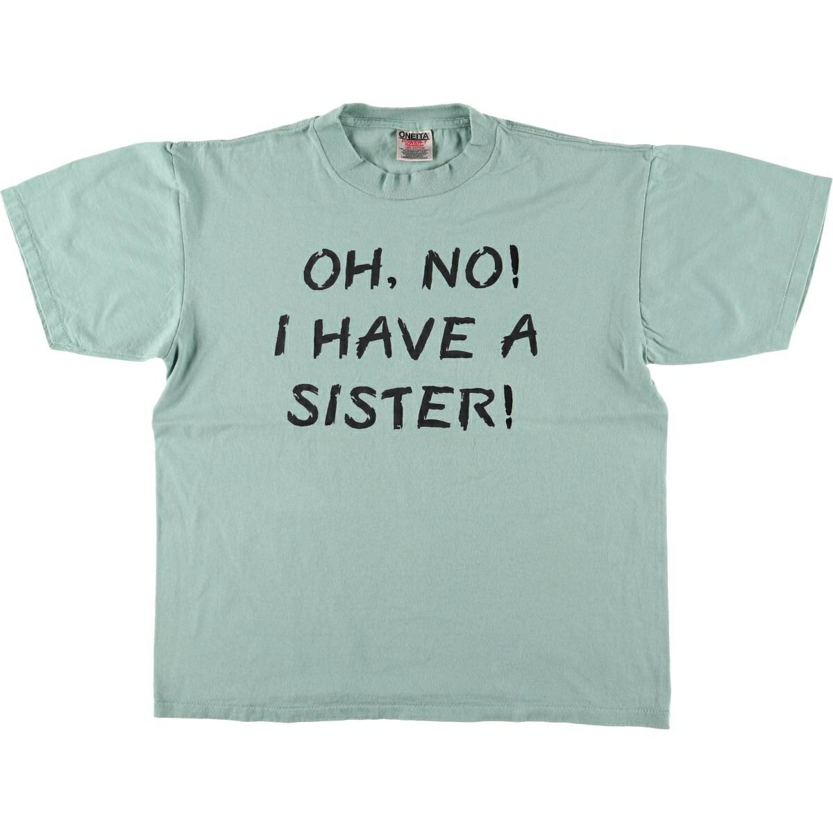 古着 90'S オニータ ONEITA メッセージプリントTシャツ メンズL相当 ヴィンテージ /eaa571741 【中古】 【250727】