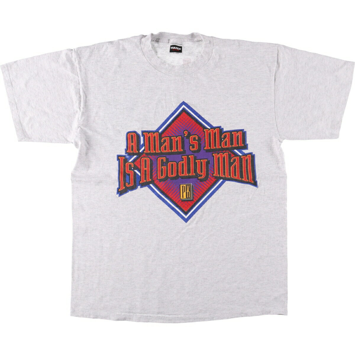 Rakuten - 古着 90'S タルテックス TULTEX メッセージプリントTシャツ メンズXL相当 ヴィンテージ /eaa571760 【中古】 【250802】 【SS2603_30】