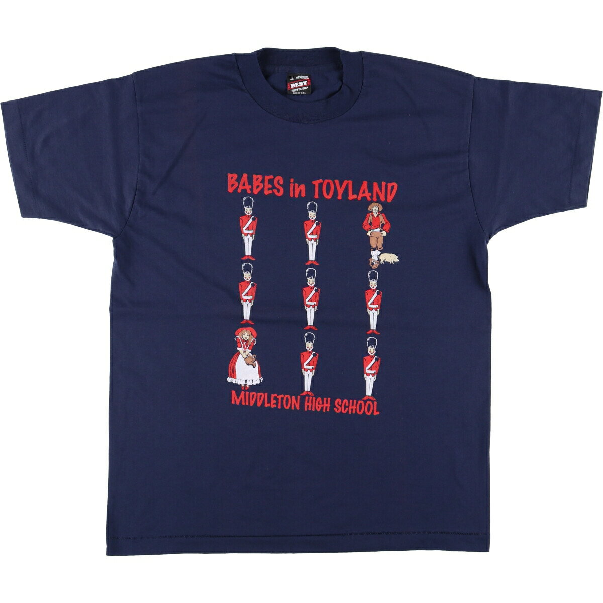 古着 90'S フルーツオブザルーム FRUIT OF THE LOOM BEST プリントTシャツ USA製 メンズL相当 ヴィンテージ /eaa571766 【中古】 【250802】
