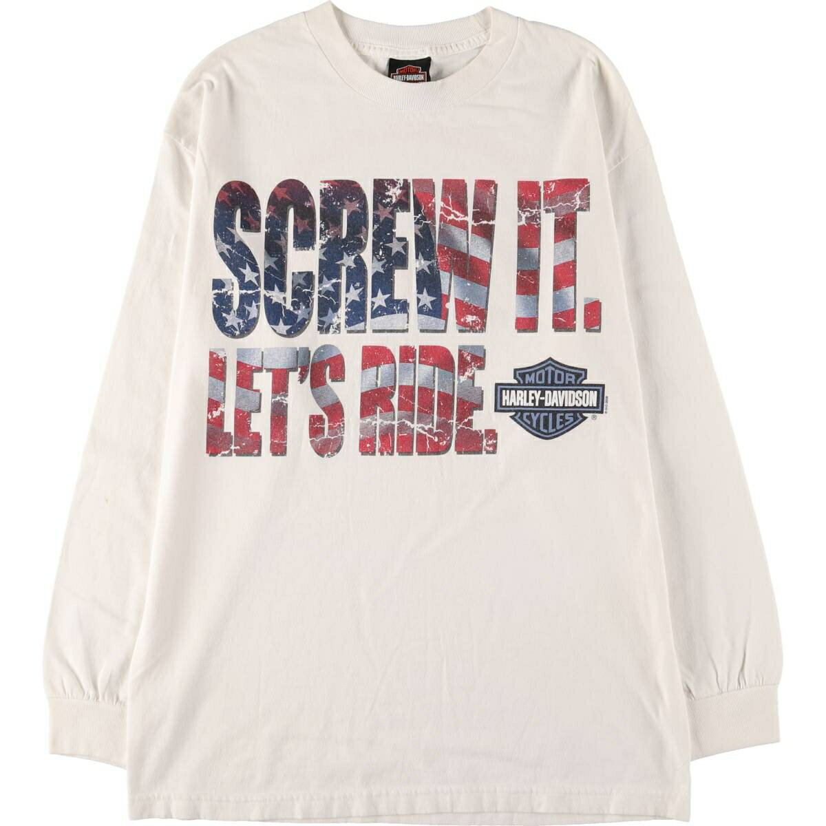 古着 00'S ハーレーダビッドソン Harley-Davidson プリント ロングTシャツ ロンT レディースL相当 /eaa571965 【中古】 【250808】 【Elulu/エルル】 【ss2601_10】