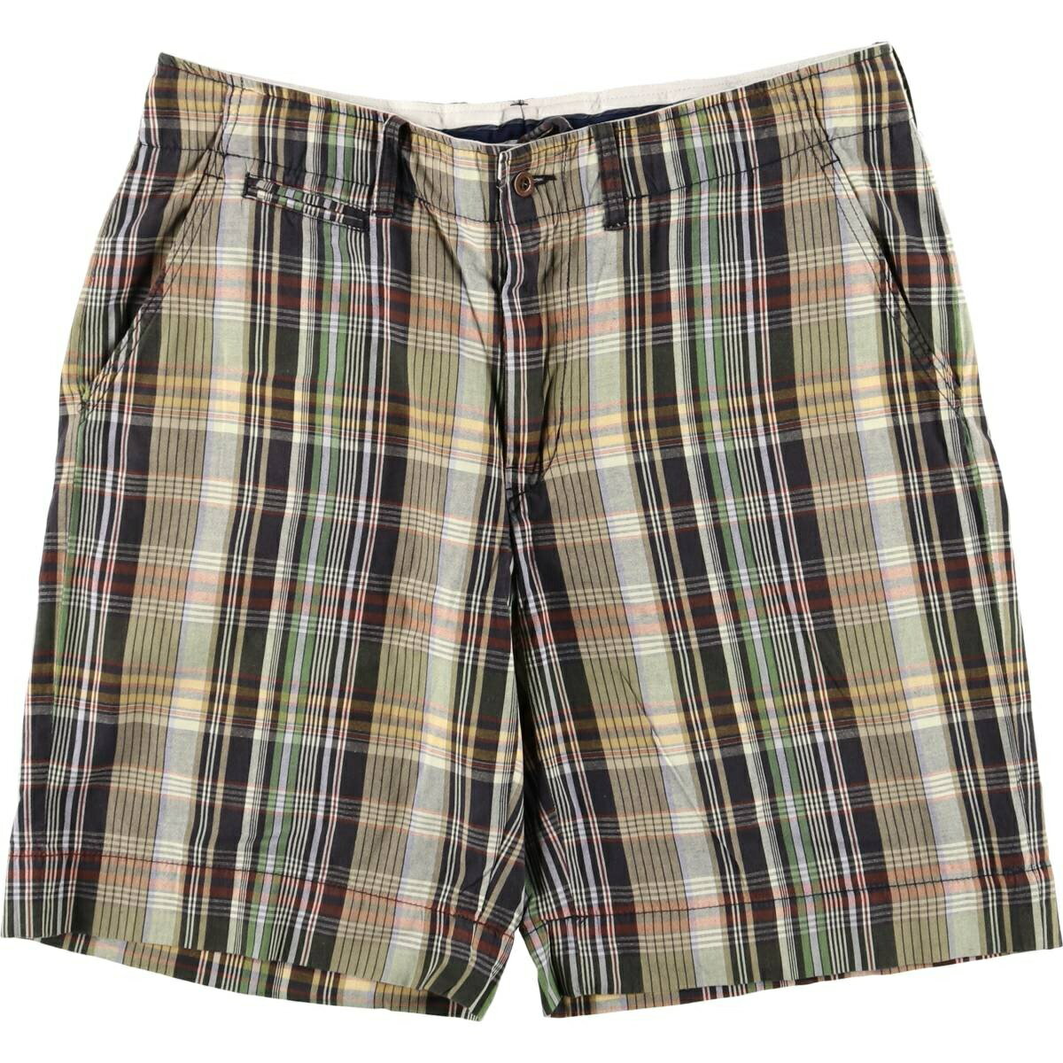 Rakuten - 古着 ラルフローレン Ralph Lauren POLO by Ralph Lauren チェック柄 コットンショーツ ハーフパンツ メンズw37相当 /eaa572232 【中古】 【250802】 【SS2606_10