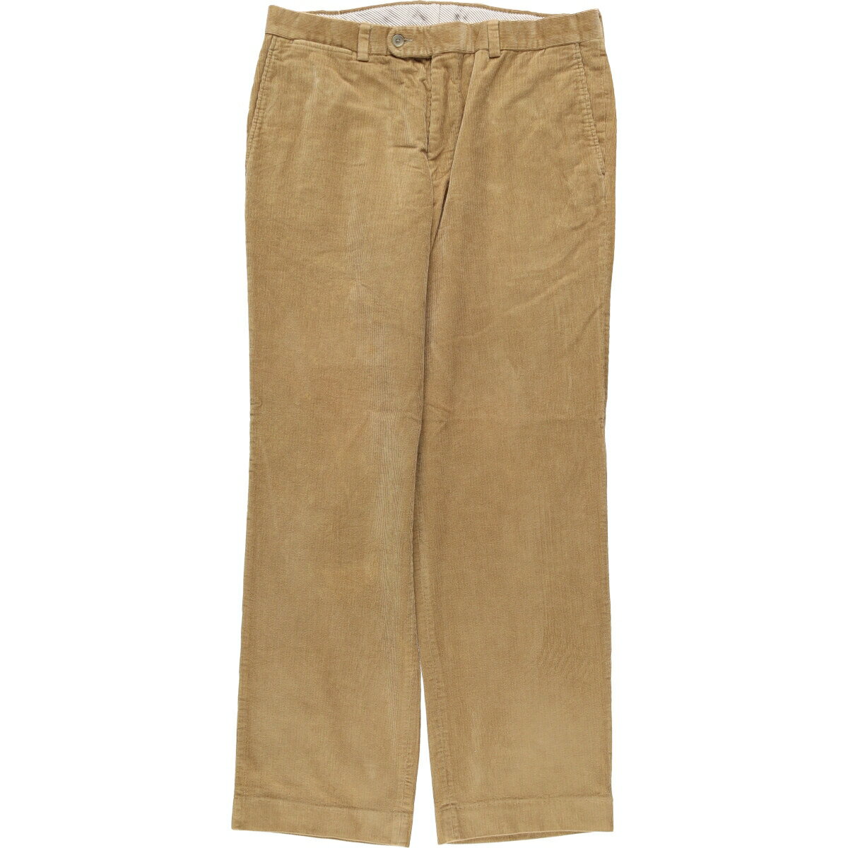 商品詳細 ブランド・BARNEYS NEWYORK・バーニーズニューヨーク・ 特徴・ワイドパンツ・ジッパーフライ・フェード・ モデル/形状・コーデュロイパンツ・ 素材・コットン:98%・エラスタン:2%・ 色・カーキ系 ベージュ・ 柄・無地・ 生産国・カナダ製・ 年代 サイズ・表記サイズ:34・ウエスト:86cm・股上:26cm・股下:78cm・もも周り:65cm・裾周り:45cm・ コンディション・C・ カテゴリ・メンズ・ボトムス・ロングパンツ・コーデュロイパンツ・ 商品番号・eaa572299・ 取扱店・・ スタッフコメント写真ではベージュに見えますが、実物はカーキがかった色味です。この商品は、色褪せや変色、色むらを古着ならではのリアルな風合いとして味わえる一着です。BARNEYS NEWYORK コーデュロイパンツ / 商品番号 eaa572299 USEDですので使用感などございますが、まだまだご愛用していただけます。 古着という事をご理解の上ご注文よろしくお願いします。 【状態追記】 ●全体変色 ●前、右下腹部・両膝・右脛に汚れ ●後、両腿・左裾に汚れ※状態は当社独自の基準です。 表記サイズウエスト股上股下もも周り裾周り 34(※着用感、表記サイズは目安です。)86cm26cm78cm65cm45cm ※測定値の若干の誤差はご了承下さい。サイズガイドはこちら ブランドBARNEYS NEWYORKバーニーズニューヨーク 特徴ワイドパンツ / ジッパーフライ / フェードモデル/形状コーデュロイパンツ素材コットン:98% / エラスタン:2%色カーキ系 ベージュ柄無地生産国カナダ製年代-カテゴリコーデュロイパンツ商品番号eaa572299取扱店　　 写真ではベージュに見えますが、実物はカーキがかった色味です。この商品は、色褪せや変色、色むらを古着ならではのリアルな風合いとして味わえる一着です。バーニーズニューヨークの他の商品を見るコーデュロイパンツの他の商品を見る