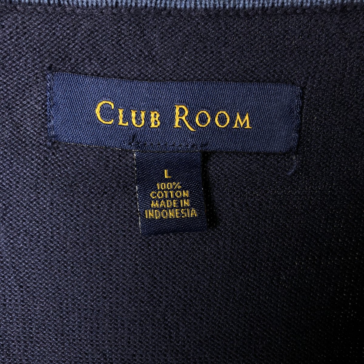 古着 クラブルーム CLUB ROOM チェック柄 Vネック コットンニットベスト メンズL相当 /eaa572380 【中古】 【250803】 【SS2603_30】
