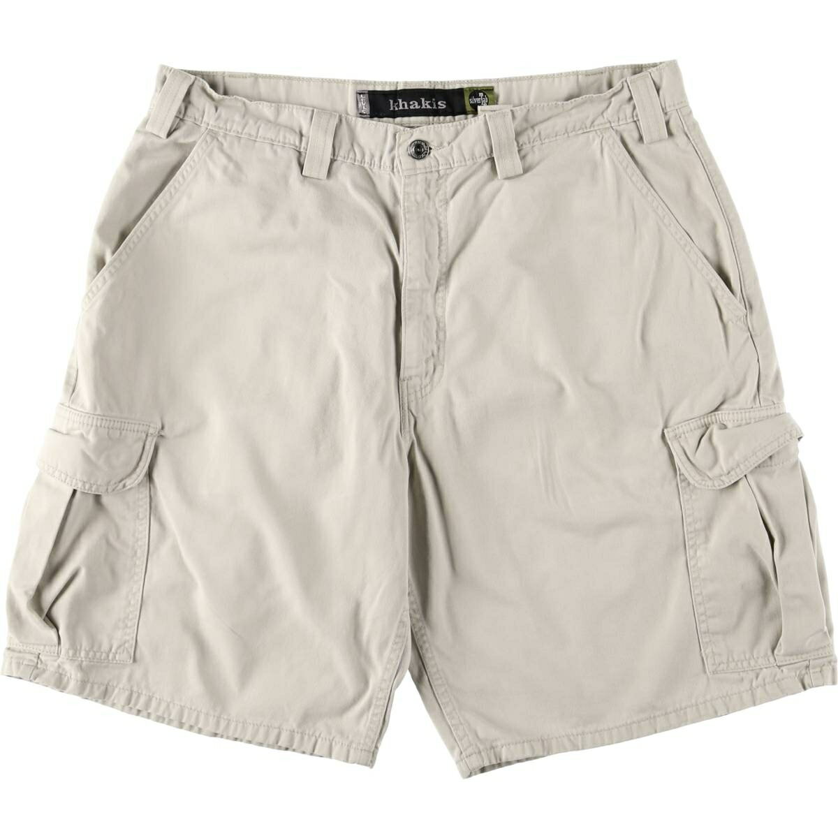 古着 90'S リーバイス Levi's SILVER TAB シルバータブ KHAKIS カーゴショーツ ハーフパンツ メンズw37相当 ヴィンテージ /eaa572423 【中古】 【250727】 【SS2603_10】 ベージュ系 春夏秋