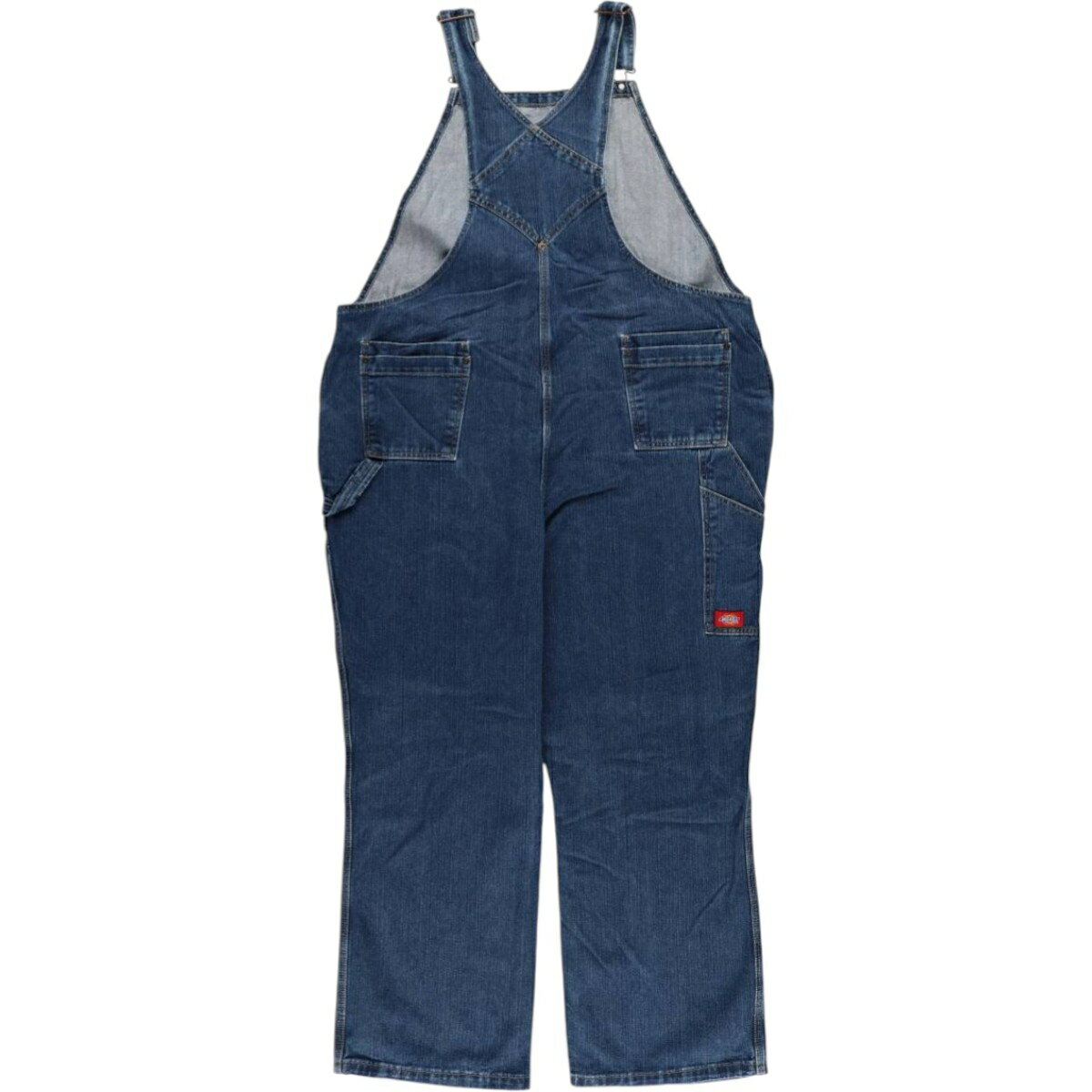 古着 ビッグサイズ ディッキーズ Dickies デニムオーバーオール メンズw47相当 /eaa572449 【中古】 【250808】