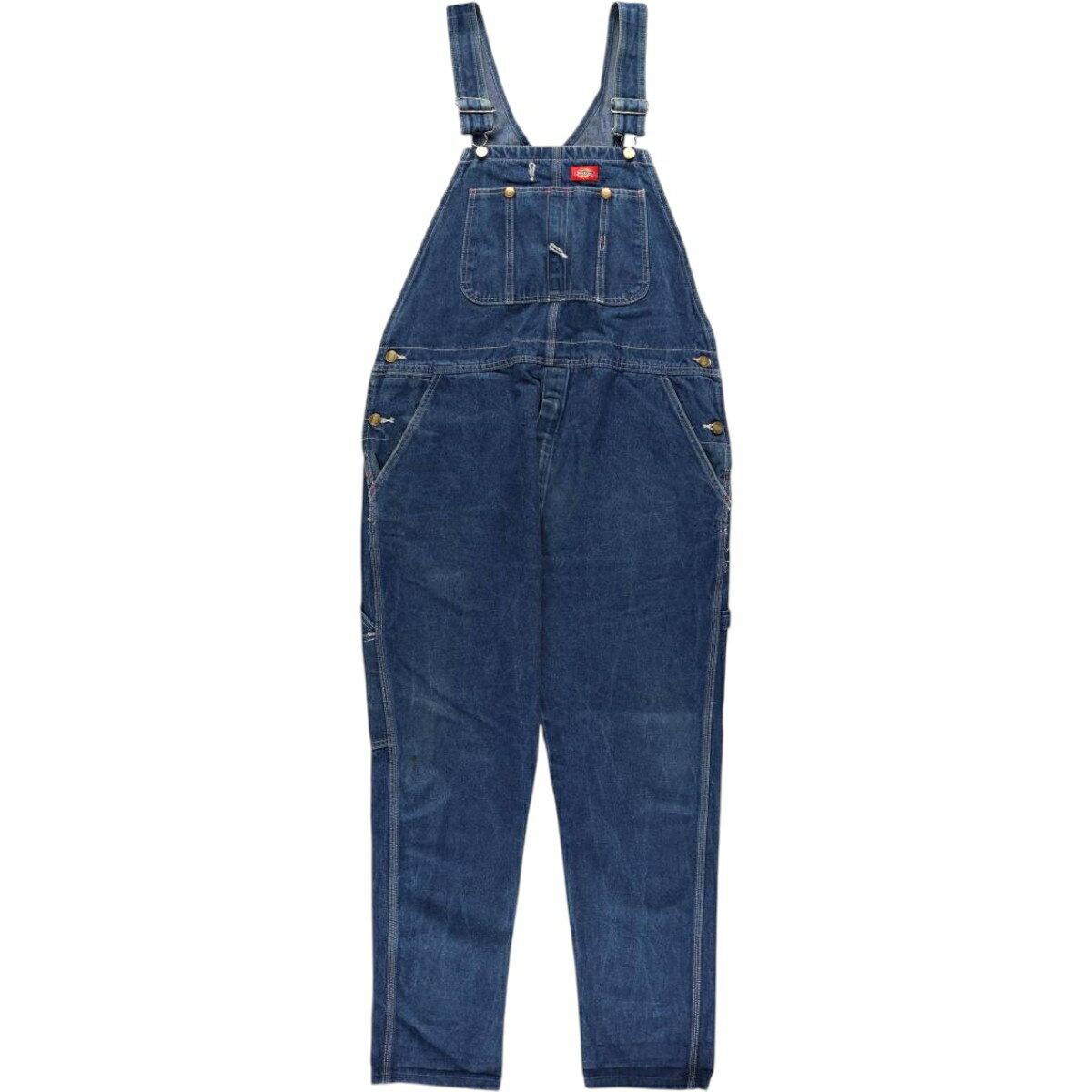 古着 ビッグサイズ ディッキーズ Dickies デニムオーバーオール メンズw41相当 /eaa572453 【中古】 【250808】