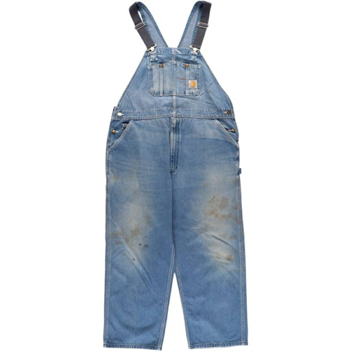 古着 ビッグサイズ カーハート Carhartt デニムオーバーオール メンズw44相当 /eaa572457 【中古】 【250803】 古着 ビッグサイズ カーハート Carhartt デニムオーバーオール メンズw44相当 /eaa572457 【中古】 【250803】