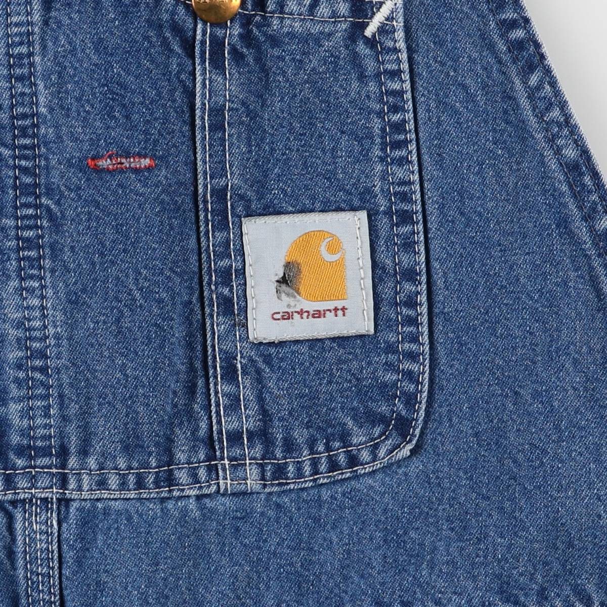 古着 カーハート Carhartt デニムオーバーオール メンズw36相当 /eaa572460 【中古】 【250803】
