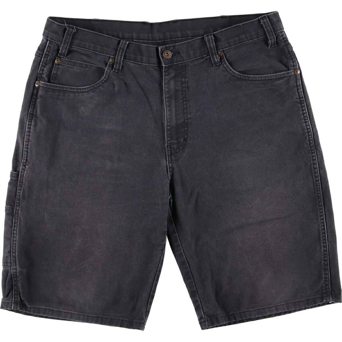 古着 ディッキーズ Dickies ダック地 ワークショーツ ハーフパンツ メンズw37相当 /eaa572837 【中古】 【250801】 【SS2603_30】 ブラック系 春夏秋