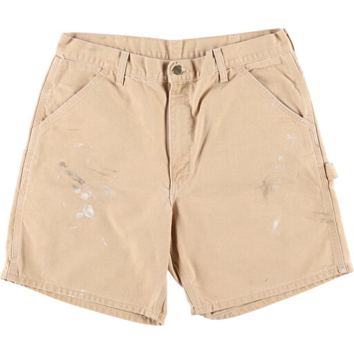 古着 80~90'S カーハート Carhartt ペイント ダック地ペインターショーツ ショートパンツ USA製 メンズw36相当 ヴィンテージ /eaa572856 【中古】 【250801】 古着 80~90'S カーハート Carhartt ペイント ダック地ペインターショーツ ショートパンツ USA製 メンズw36相当 ヴィンテージ /eaa572856 【中古】 【250801】