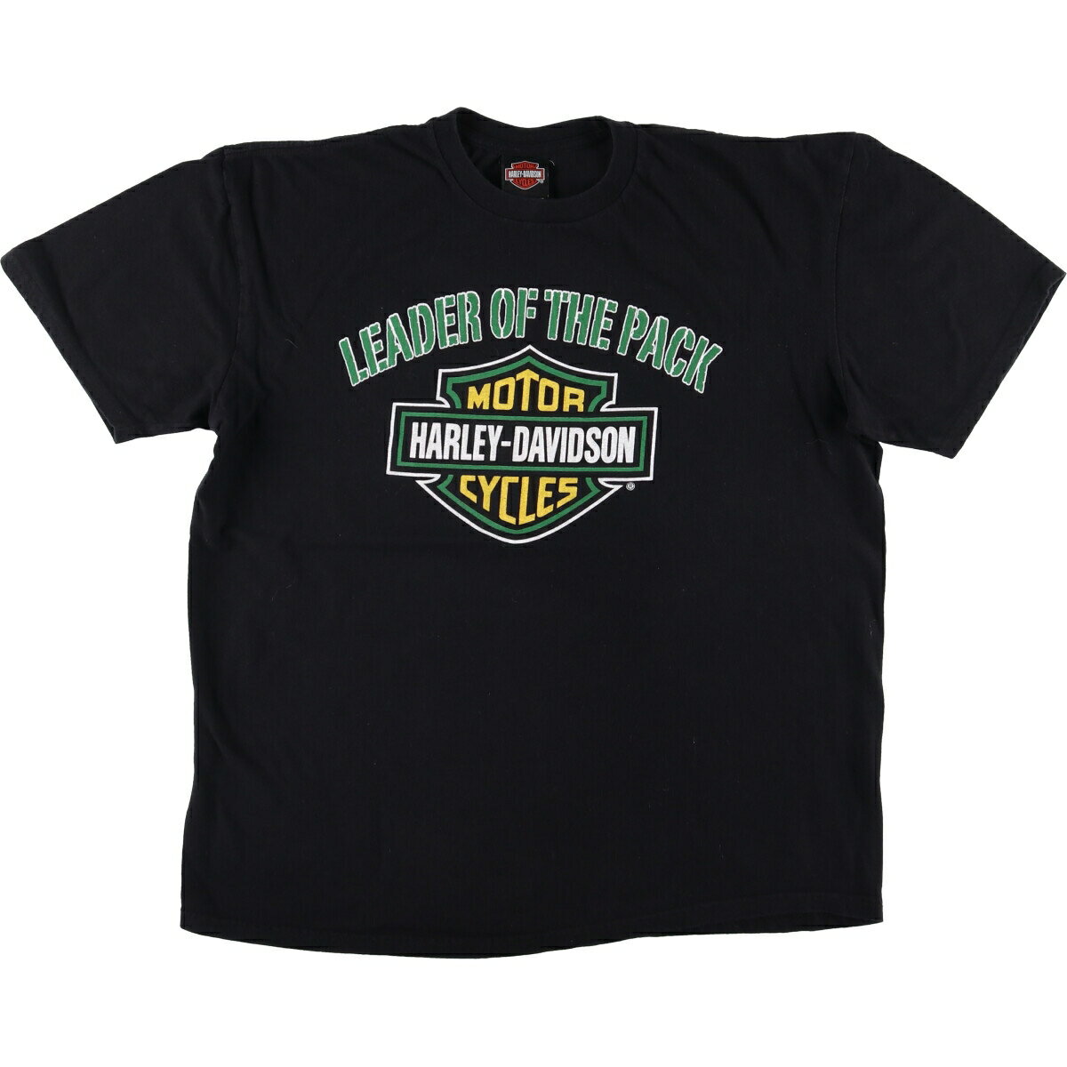 乐天商城 - 古着 ハーレーダビッドソン Harley-Davidson モーターサイクル バイクTシャツ メンズXL相当 /eaa572888 【中古】 【250809】 ブラック系 春夏秋 【SS2606_30】