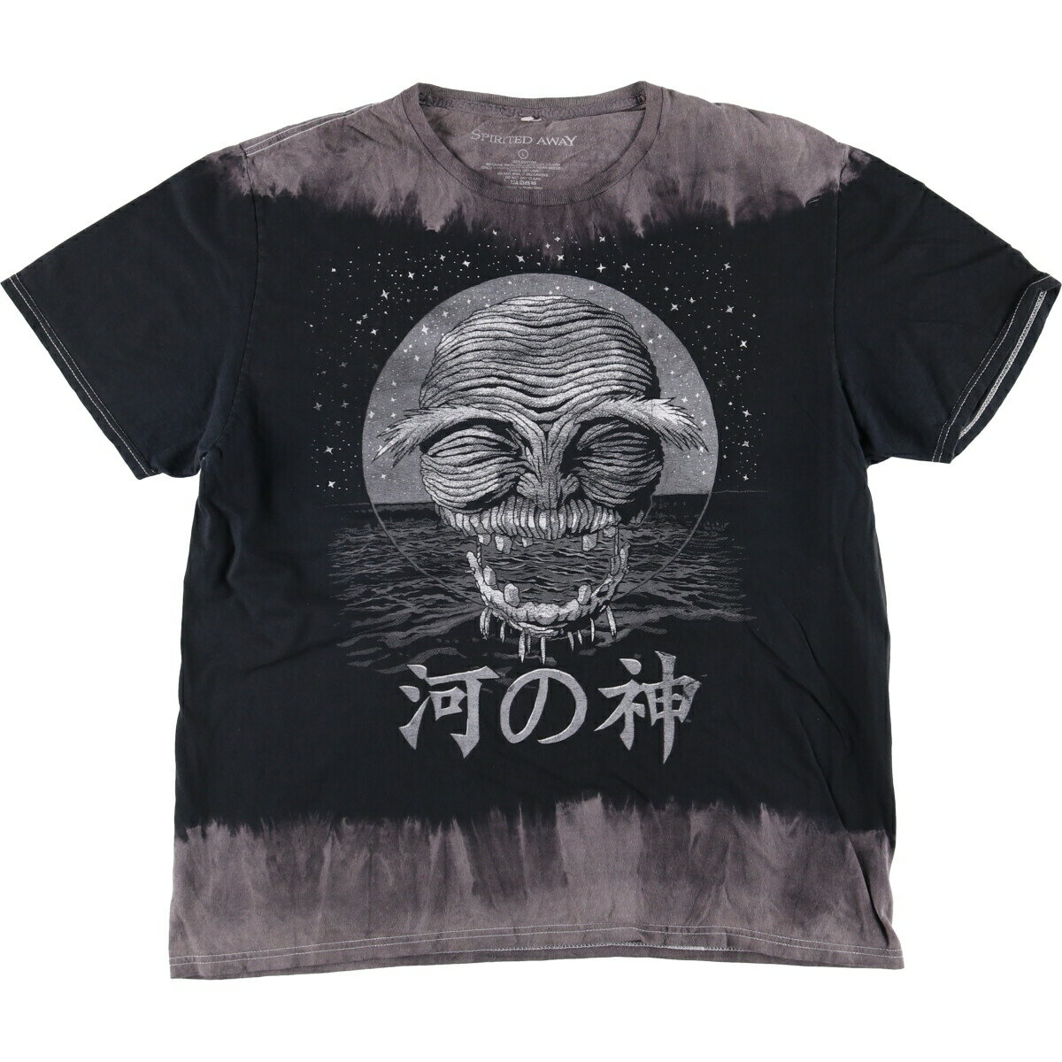 千と千尋の神隠し Tシャツ L 黒 アニメT ムービーT ジブリ 新品 *