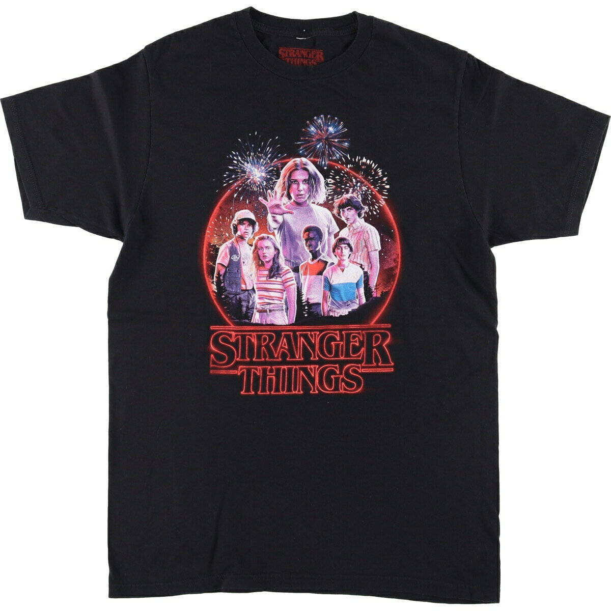 针织衣物 - 古着 STRANGER THINGS ストレンジャーシングス 映画 ムービーTシャツ メンズM相当 /eaa573071 【中古】 【250818】