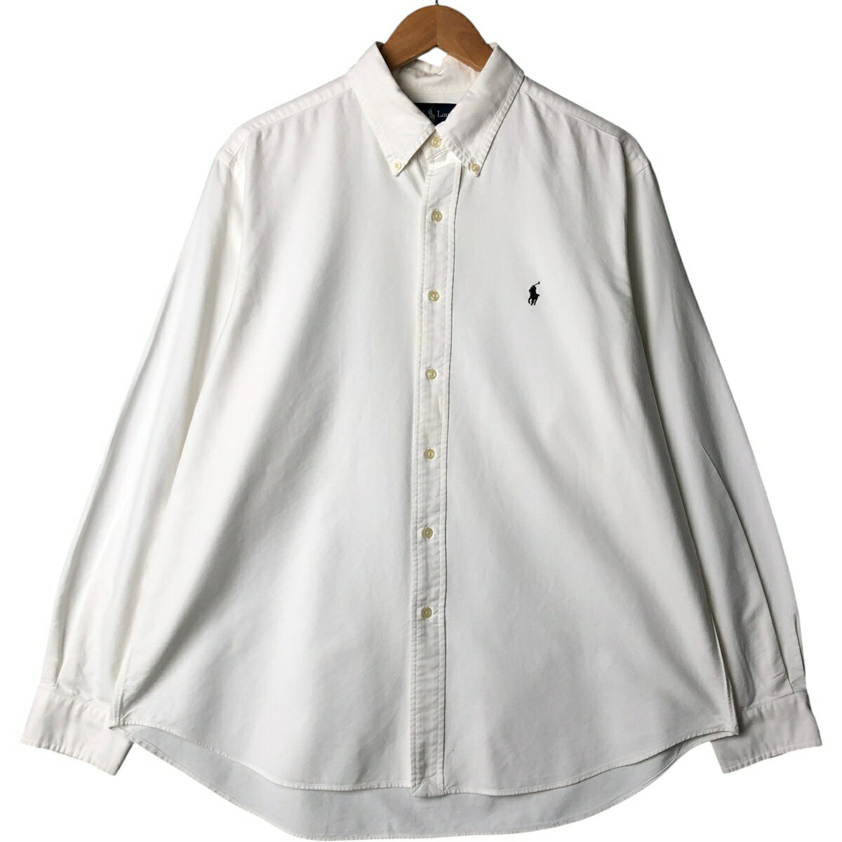 Rakuten - 古着 ラルフローレン Ralph Lauren CLASSIC FIT クラシックフィット 長袖 ボタンダウンシャツ メンズXL相当 /eaa573109 【中古】 【250825】 【ss2601_10】 ホワイト系 春夏秋冬