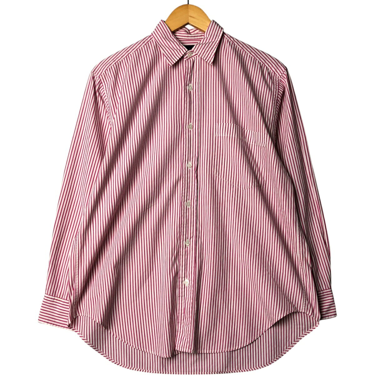 Rakuten - 古着 ラルフローレン Ralph Lauren 長袖 コットンストライプシャツ レディースXL相当 /eaa573196 【中古】 【250822】 【Elulu/エルル】 【SS2603_10】