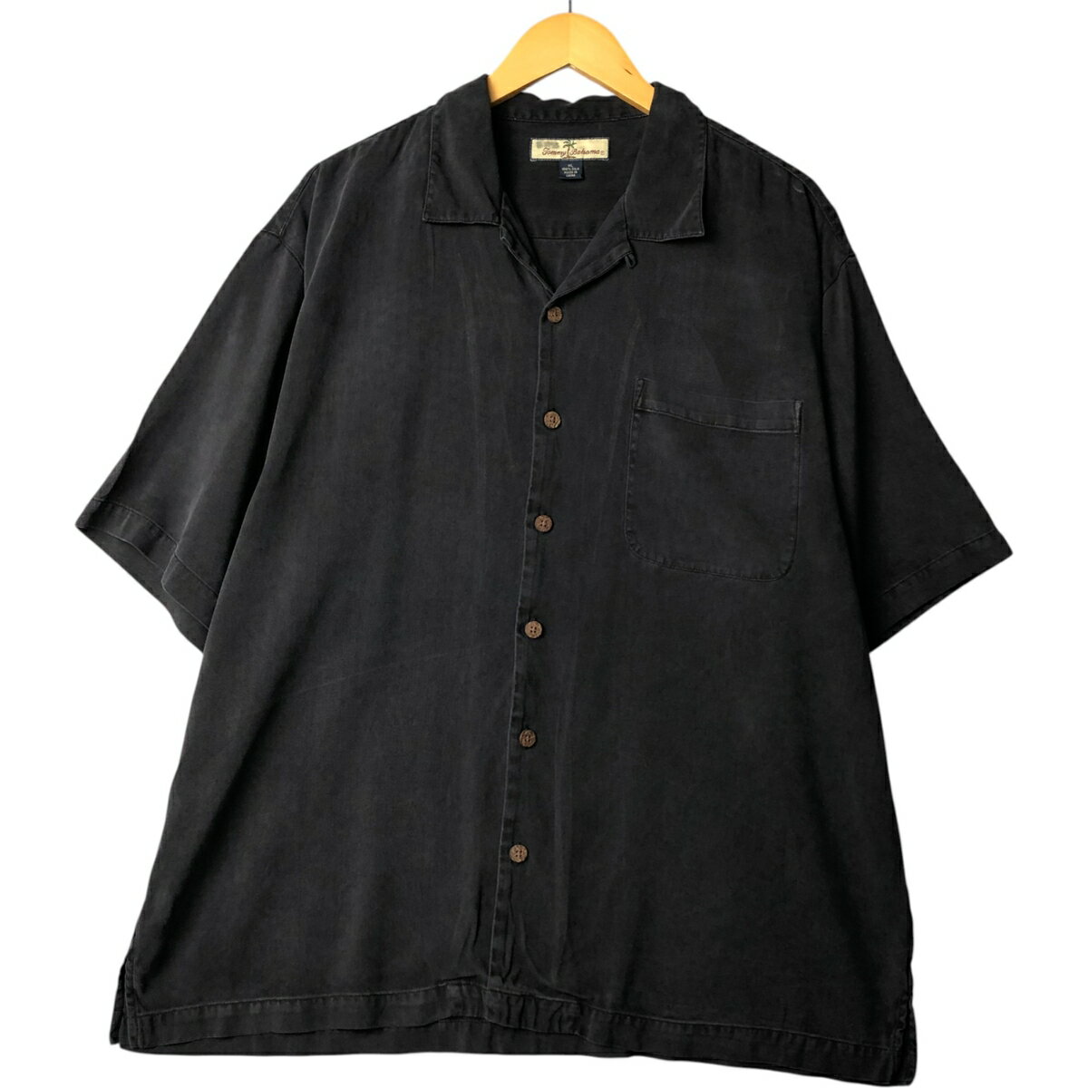 乐天商城 - 古着 トミーバハマ Tommy Bahama 半袖 オープンカラー シルクシャツ ボックスシャツ メンズXL相当 /eaa573256 【中古】 【250810】 【SS2606_30