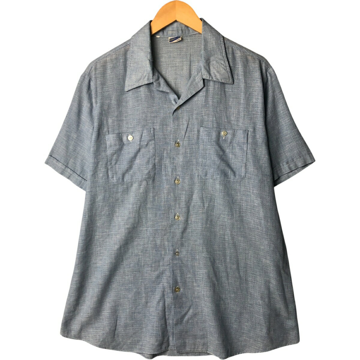 樂天商城 - 古着 60~70'S AMBASSADOR 半袖 オープンカラー シャツ ボックスシャツ メンズXL相当 ヴィンテージ /eaa573271 【中古】 【250811】