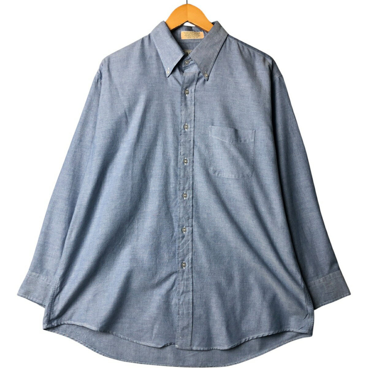 Rakuten - 古着 ~90'S エルエルビーン L.L.Bean 長袖 ボタンダウンシャツ USA製 メンズXL相当 ヴィンテージ /eaa573312 【中古】 【250811】 【SS2603_10】
