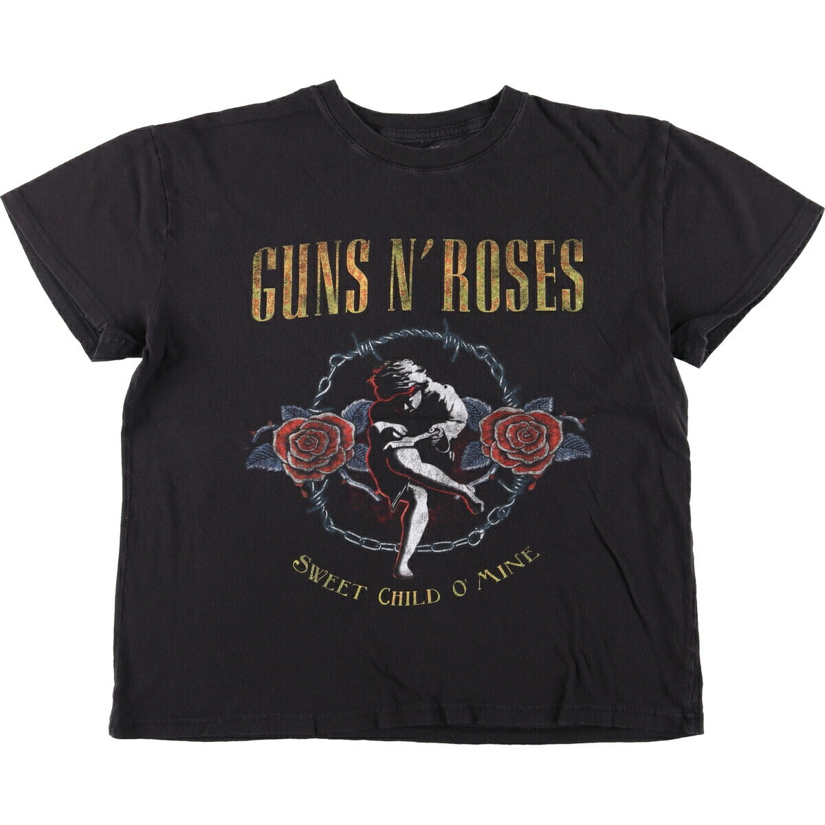 古着 GUNS N' ROSES ガンズアンドローゼズ バンドTシャツ バンT メンズL相当 /eaa573733 【中古】 【25..