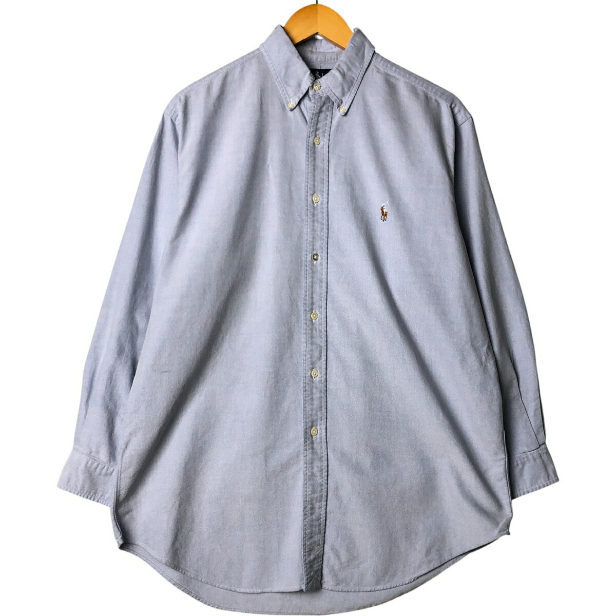 乐天商城 - 古着 ラルフローレン Ralph Lauren YARMOUTH 長袖 ボタンダウンシャツ メンズM相当 /eaa573869 【中古】 【250818】 【SS2606_10