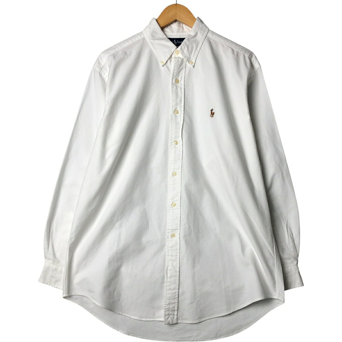 古着 ラルフローレン Ralph Lauren YARMOUTH 長袖 ボタンダウンシャツ メンズL相当 /eaa573874   