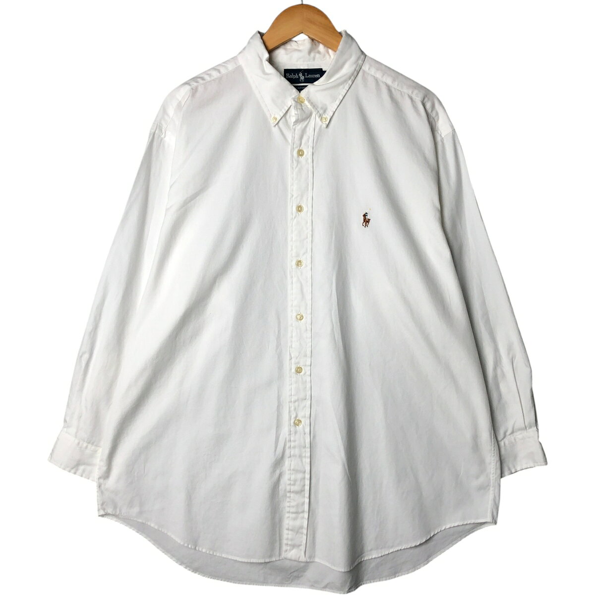 古着 ラルフローレン Ralph Lauren YARMOUTH 長袖 ボタンダウンシャツ メンズXL相当 /eaa573884   