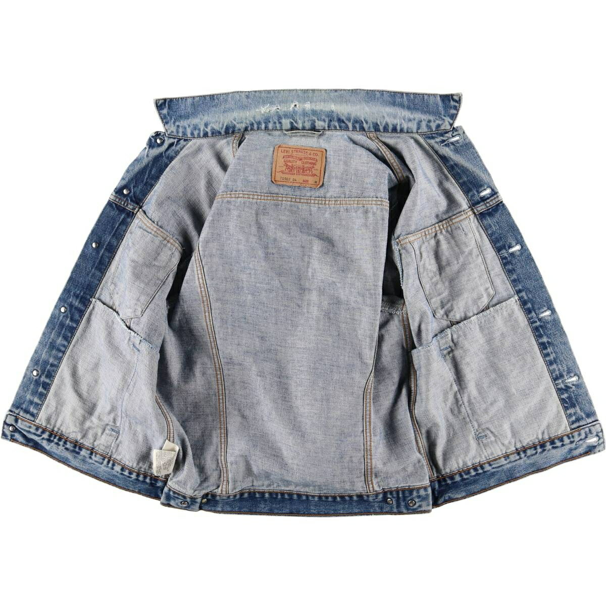 古着 90'S リーバイス Levi's 70503-0419 デニムジャケット Gジャン メンズM相当 ヴィンテージ /eaa574157 【中古】 【250815】