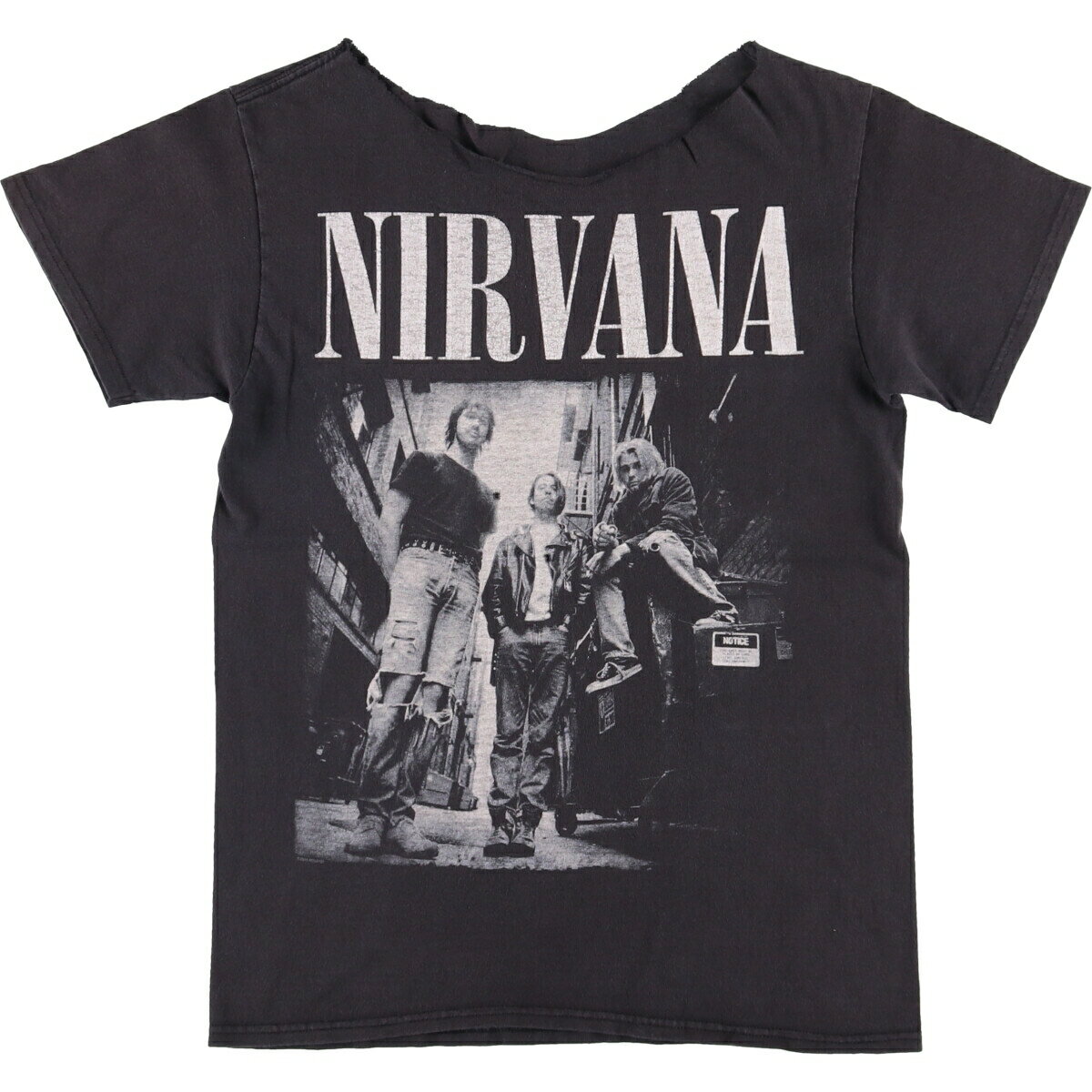 Rakuten - 古着 NIRVANA ニルヴァーナ カットオフ バンドTシャツ バンT レディースM相当 /eaa574182 【中古】 【250816】 【ADEL/アデル】 【SS2606_30