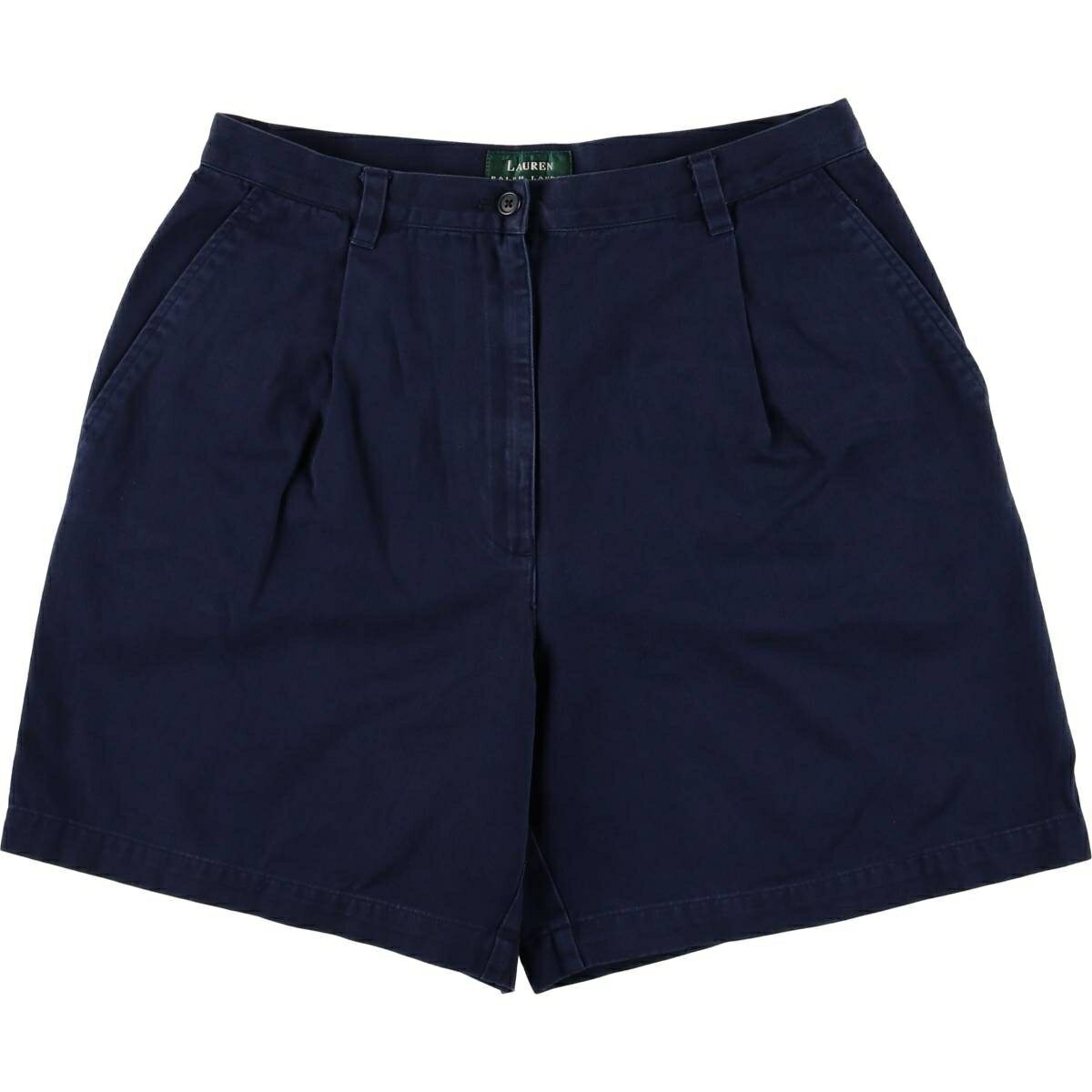 Rakuten - 古着 ラルフローレン Ralph Lauren LAUREN ローレン ワンタック チノショーツ ショートパンツ レディースL(w30)相当 /eaa574335 【中古】 【250810】 【ADEL/アデル】 【SS2606_10】