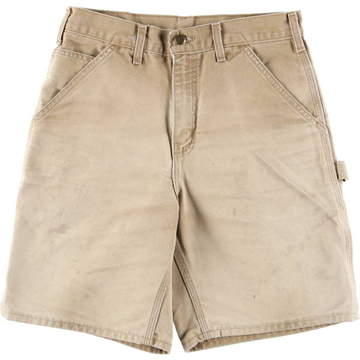 Capri Pants - 古着 カーハート Carhartt ダック地ペインターショーツ ショートパンツ レディースL(w29)相当 /eaa574343 【中古】 【250810】 【Elulu/エルル】 ベージュ系 春夏秋