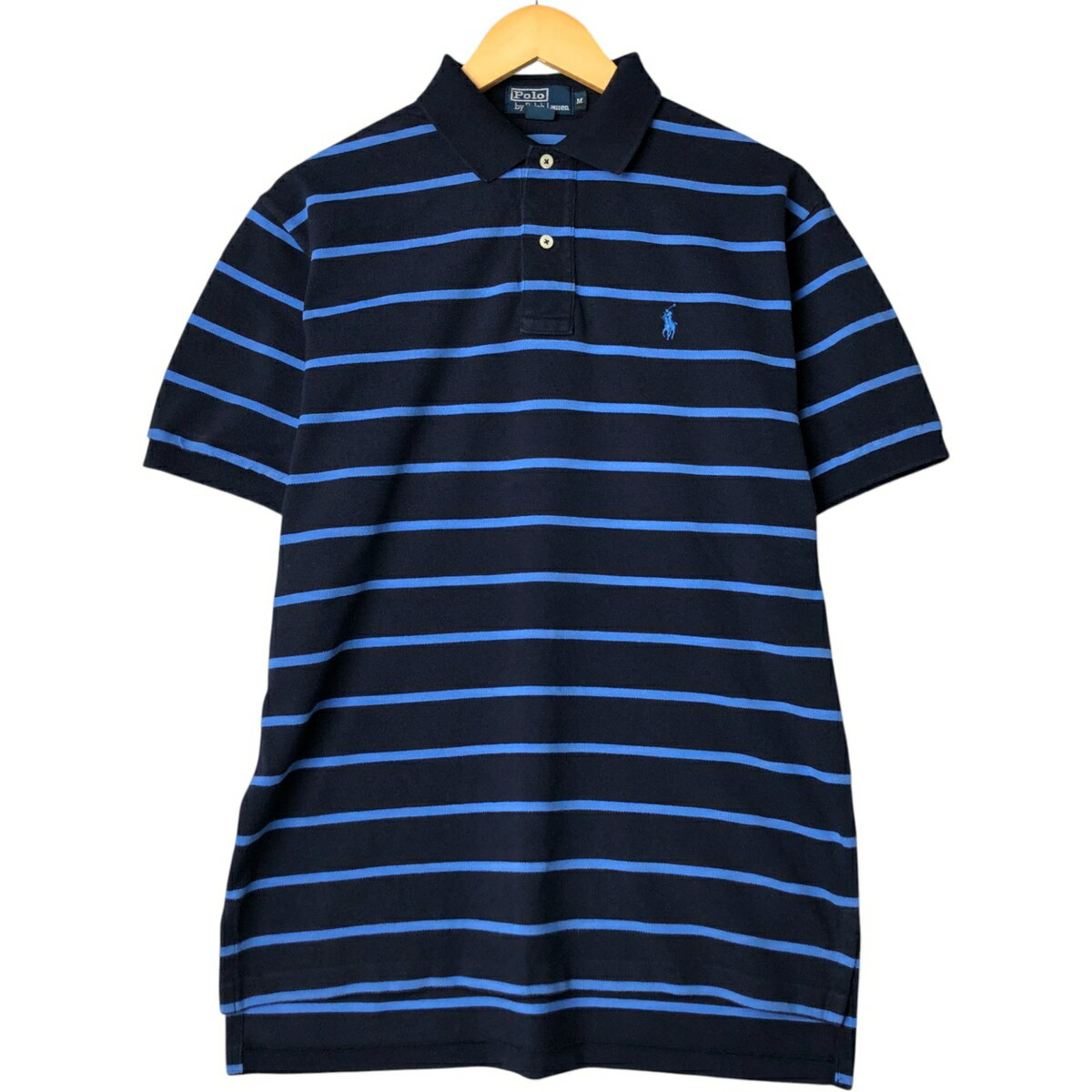 古着 ラルフローレン Ralph Lauren POLO by Ralph Lauren 半袖 ボーダー ポロシャツ メンズM相当 /eaa574511 【中古】 【250808】 【SS2606_10