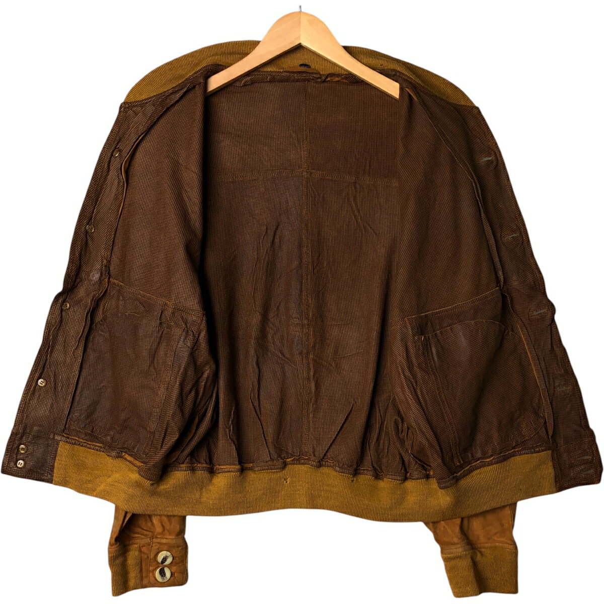 古着 スエードレザーブルゾン メンズL相当 ヴィンテージ /eaa574766 【中古】 【250808】