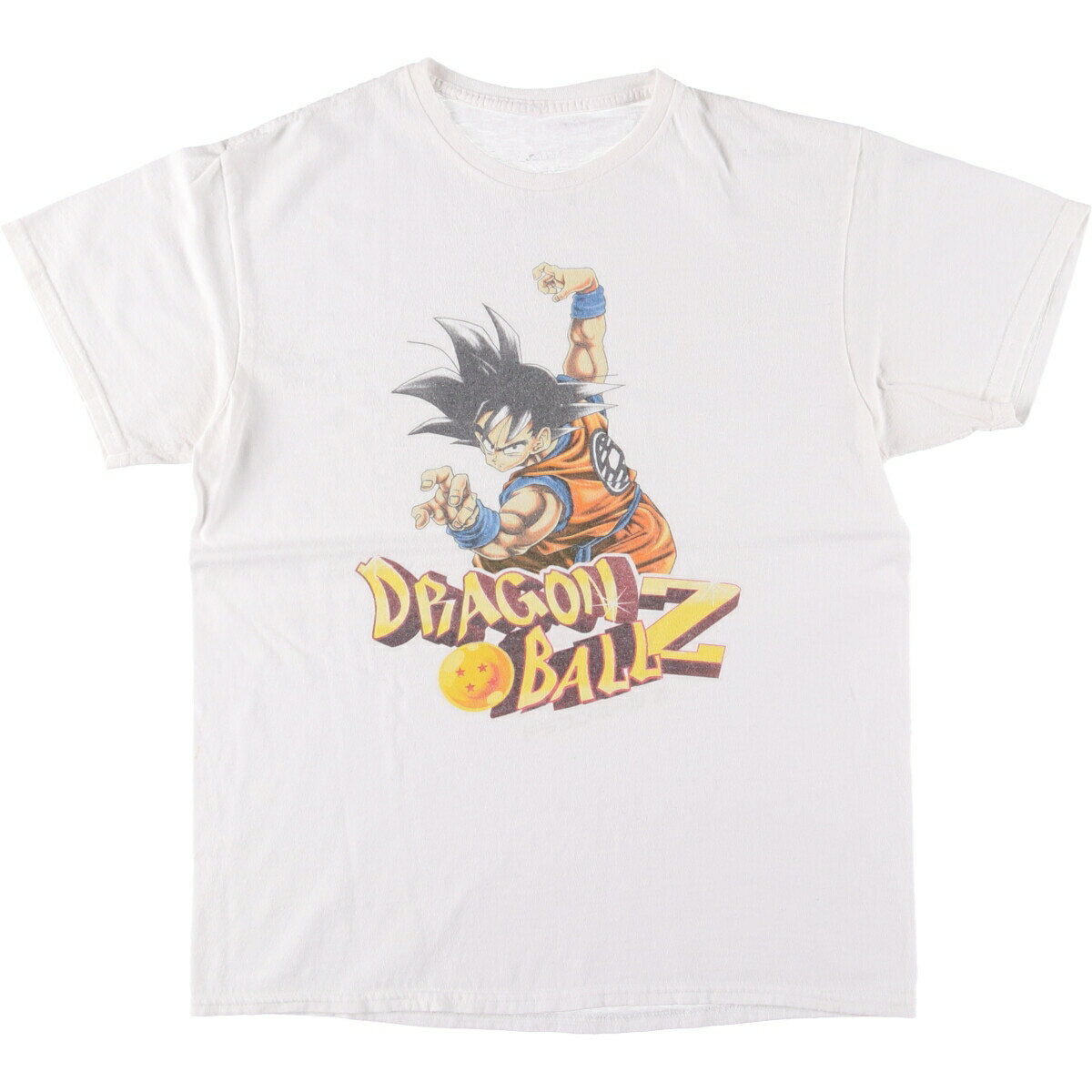 Other - 古着 DRAGONBALL Z ドラゴンボールZ 孫悟空 アニメ キャラクタープリントTシャツ メンズM相当 /eaa574809 【中古】 【250804】 ホワイト系 春夏秋
