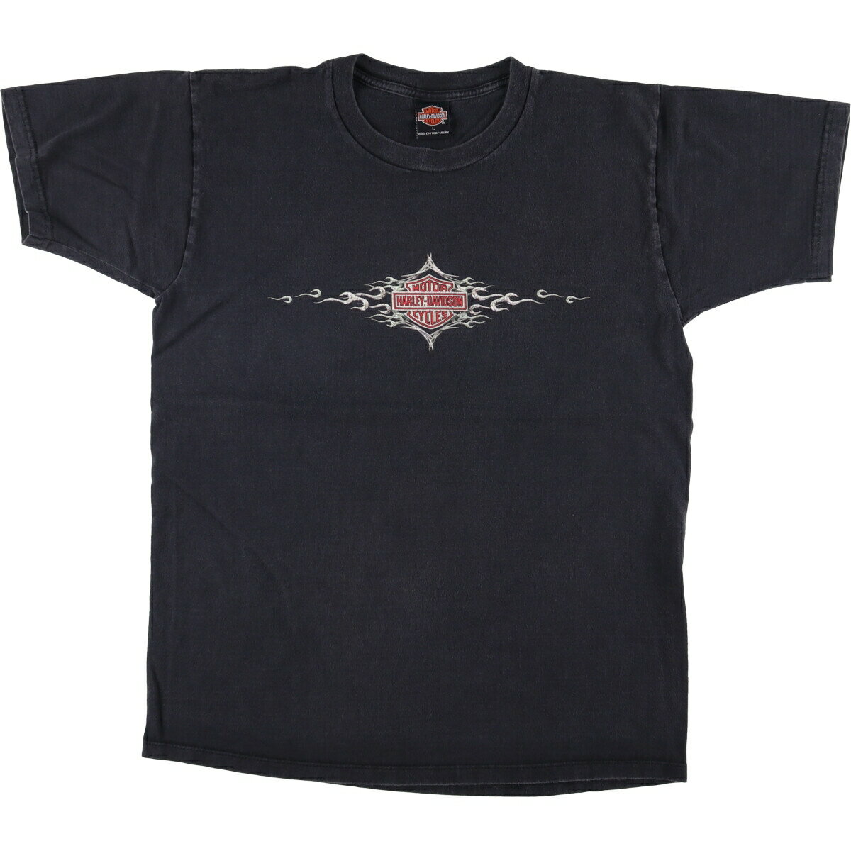 Rakuten - 古着 ハーレーダビッドソン Harley-Davidson トライバル モーターサイクル バイクTシャツ USA製 メンズL相当 /eaa574937 【中古】 【250810】