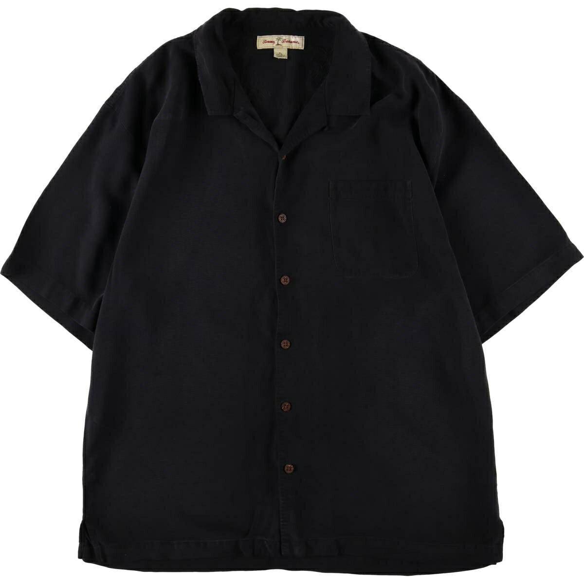 樂天商城 - 古着 トミーバハマ TOMMY BAHAMA 半袖 オープンカラー シルクシャツ ボックスシャツ メンズXL相当 /eaa575030 【中古】 【250811】